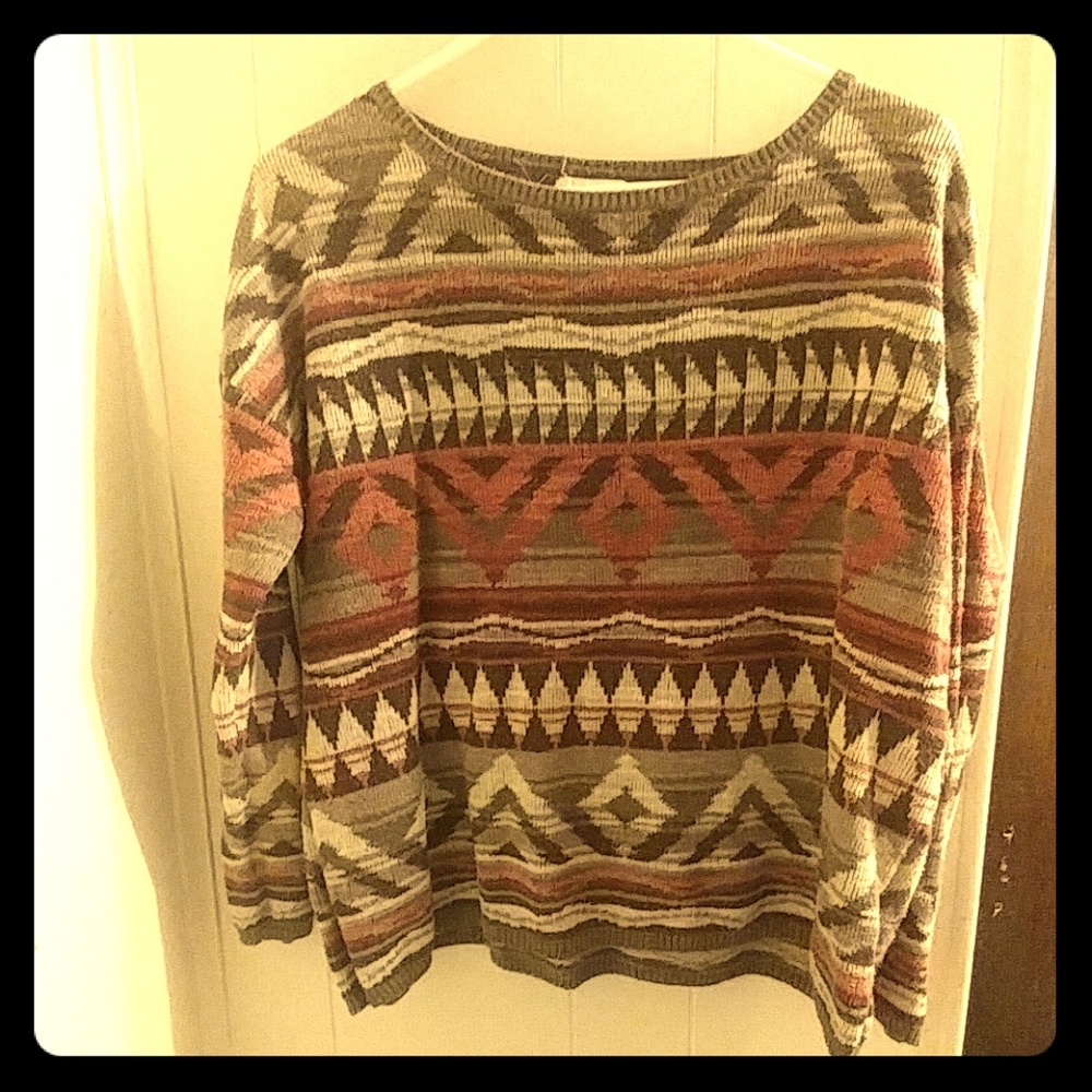 Denim & Supply Longsleeve Neutral Top